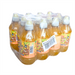 Front-facing pack of twelve 330ml Fruit Joy Orange & Mango still juices — sugar-free, orange-and-mango flavored beverages in a 12-pack.