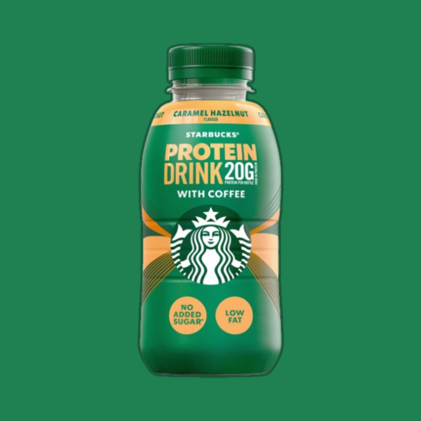 Case of 8 Starbucks Caramel Hazelnut Protein Drinks