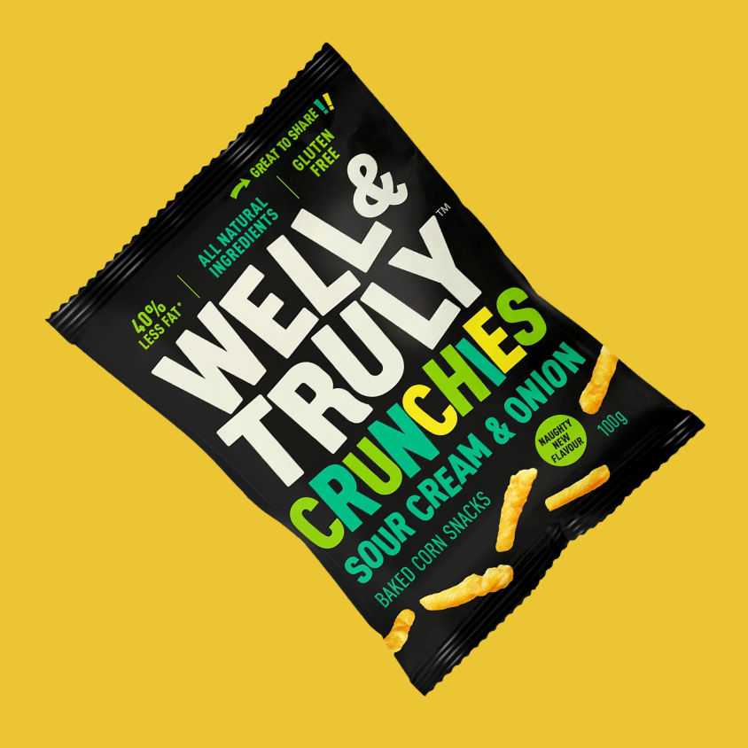 Well & Truly Corn Sticks - Sour Cream & Onion flavor