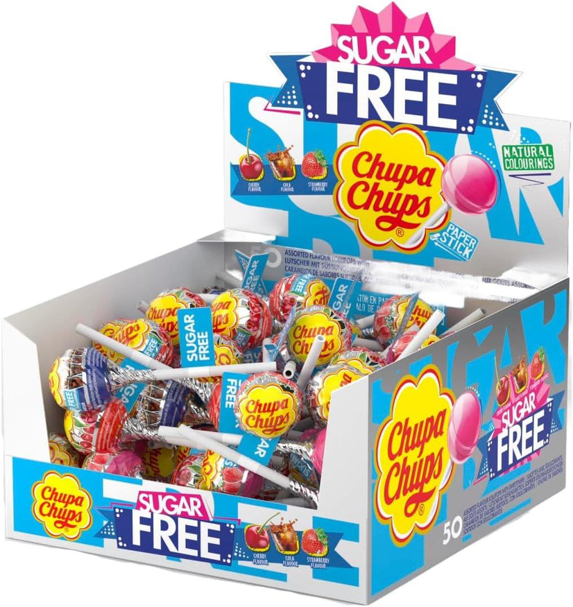 Chupa Chups Sugar Free 50 Pcs
