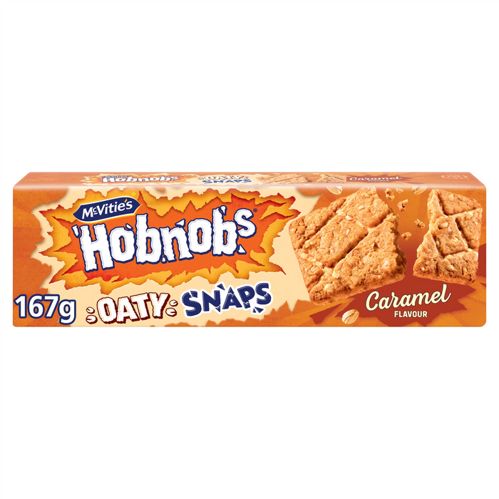 McVities Hobnobs Oaty Snap caramel 167g