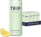Front-facing pack shot of TRIP Mind Sicilian Lemon 12 x 250ml — twelve 250ml cans in a bright yellow lemon-themed 12-pack showing the TRIP Mind logo and lemon slice graphics.