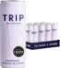 Pack of 12 Trip MindFul Blends Raspberry and Orange Blossom 250ml bottles — front view showing branded labels and the flavor name