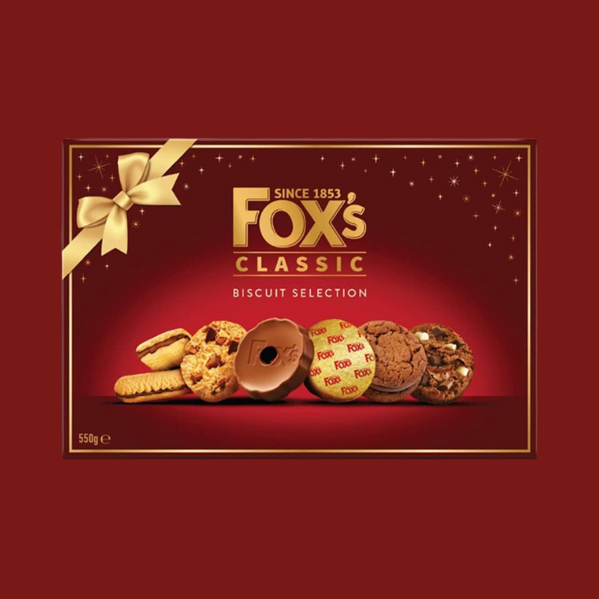 Assorted biscuits from Fox’s Classic Biscuit Selection Gift Box, perfect for gifting