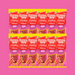 Gummy Land Strawberry Sweets in Pencil Shapes - Case of 12