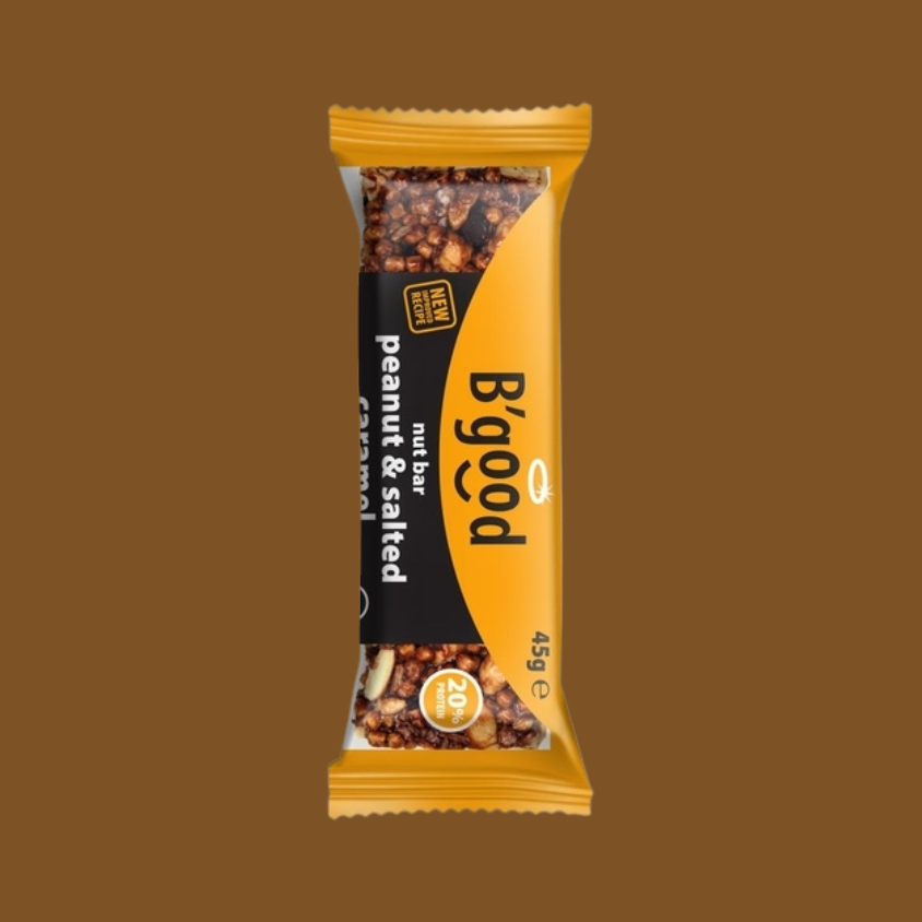 Healthy snack bars with low sugar and high fiber, individually wrapped