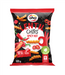 Five-pack of Oho Lentil Crisps Hot and Spicy (5 x 100g) in red branded packets showing chili icon and crispy lentil crisps on the front