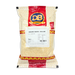 1kg bag of hulled white sesame seeds on a white background