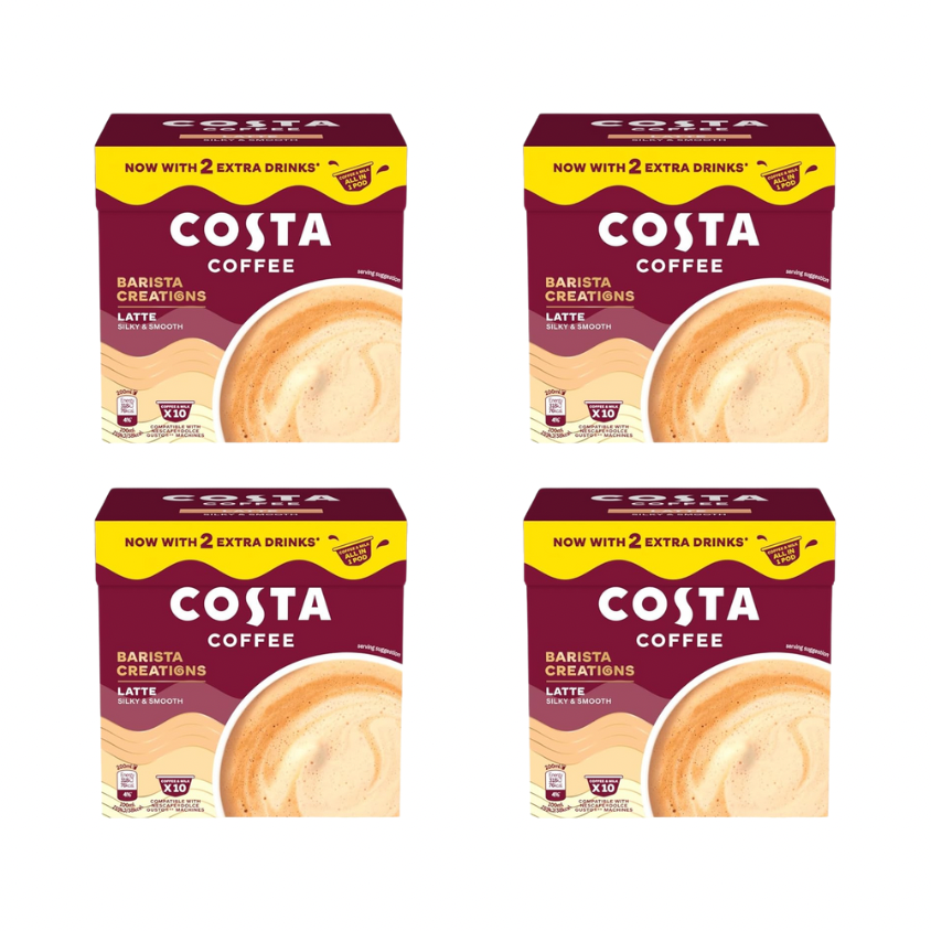 Costa Latte Pods 4x10 Capsules