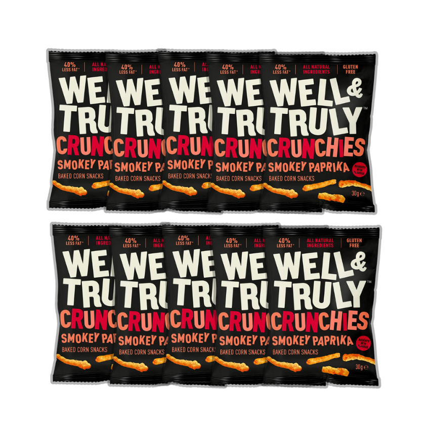 Well & Truly Crunchy Smokey Paprika 10 x 30g