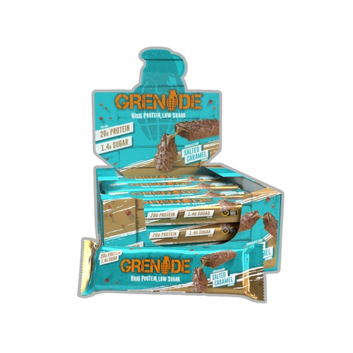 Grenade Protein Bar with Chocolate Chips and Salted Caramel