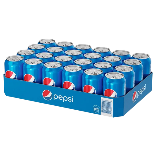 Pepsi Regular 330ml Cans - Multipack of 24