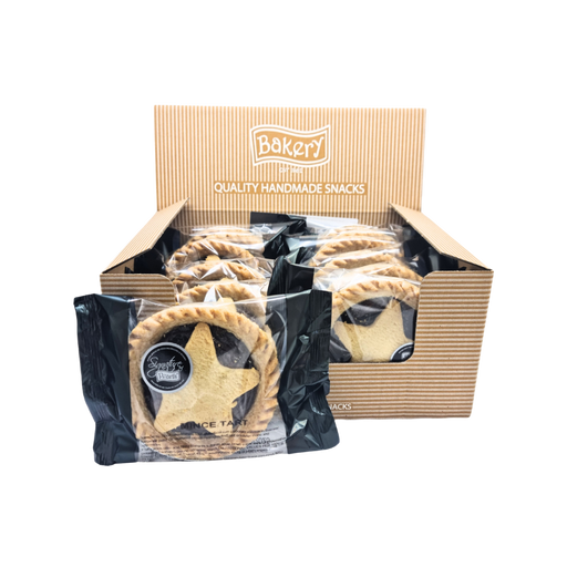 Luxury mince pie tarts in shortcrust pastry, case of 12