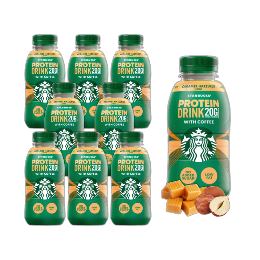 Starbucks Caramel Hazelnut Protein Drink 330ml bottle