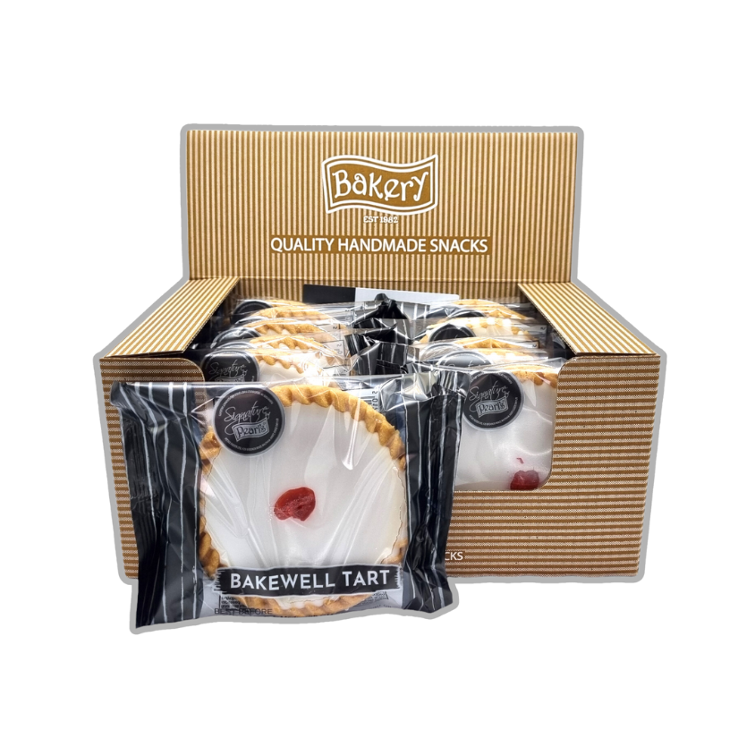 Pearl's Signature Range - Cherry Bakewell Tart (Case of 12)