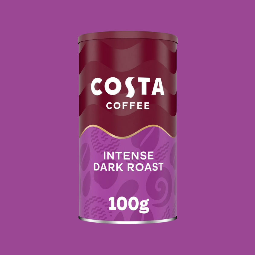 Instant Coffee with Finely Ground Beans Intense Dark Roast 6 x 100g