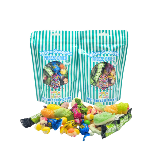 Freeze Dried Fizzy & Sour Pic N Mix 90g Pack of 2 front view