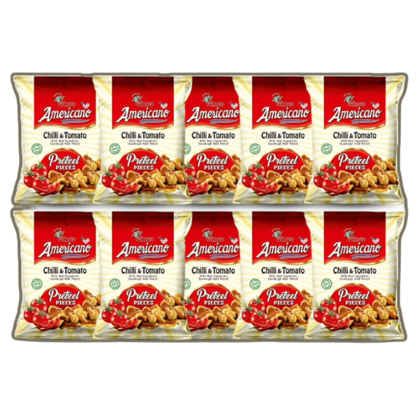 Chilli & Tomato Pretzel Pieces (Pack of 10)