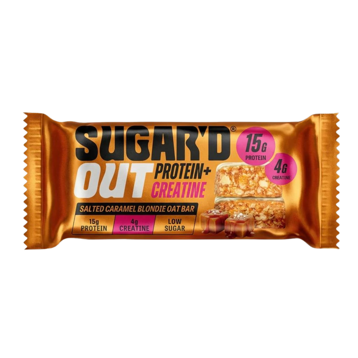Sugar'D Out Salted Caramel Blondie Protein + Creatine Oat Bar (12 x 68g)