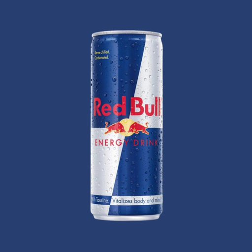 Red Bull Original 250ml can with signature blue and silver design