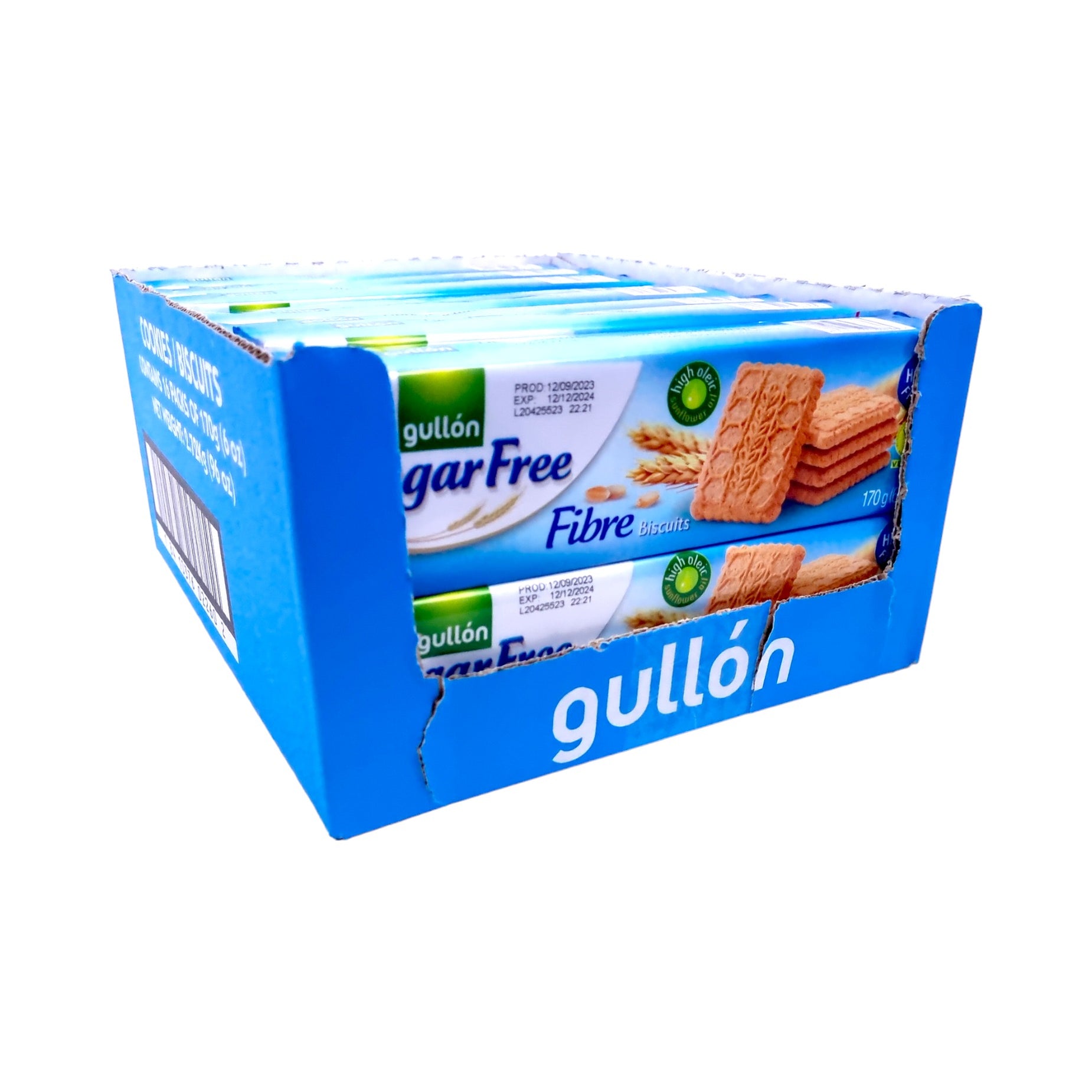 Gullon SugarFree Fibre Biscuits 170g Healthy and Delicious Sugar