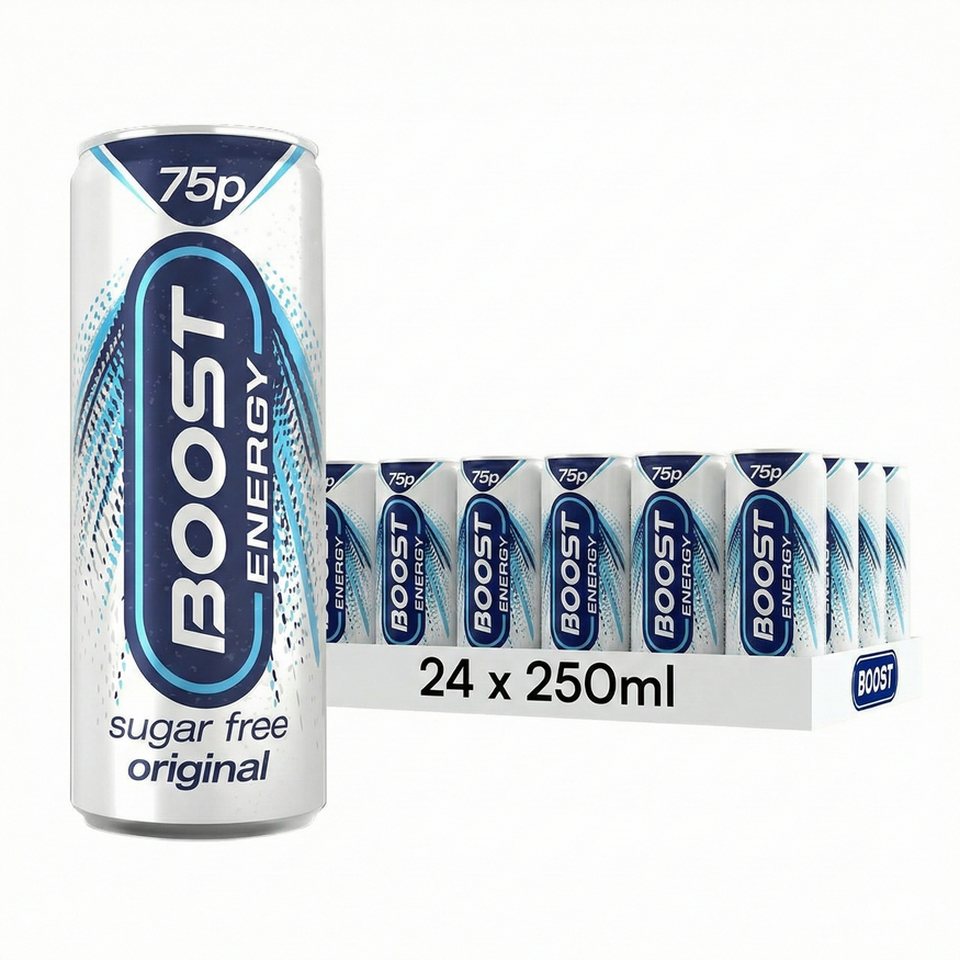 Boost Sugar Free Energy Drink Original 250ml x 24