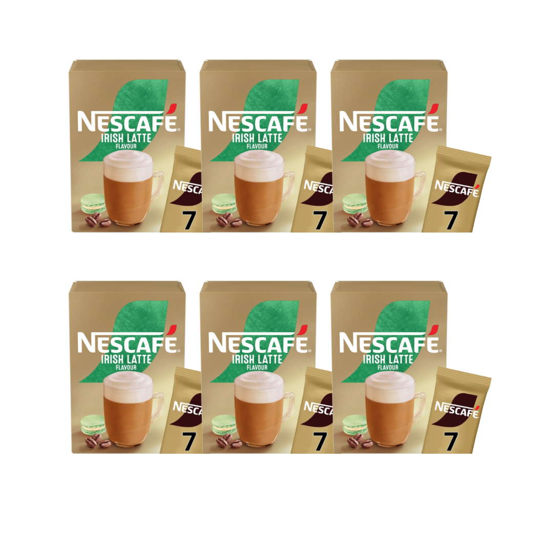 Nescafé Irish Latte Sachets 138.6g | Instant Coffee 7 Pack