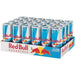 Pack of 24 Red Bull Sugar-free energy drink slim cans, 250ml each, in branded silver-blue and red packaging