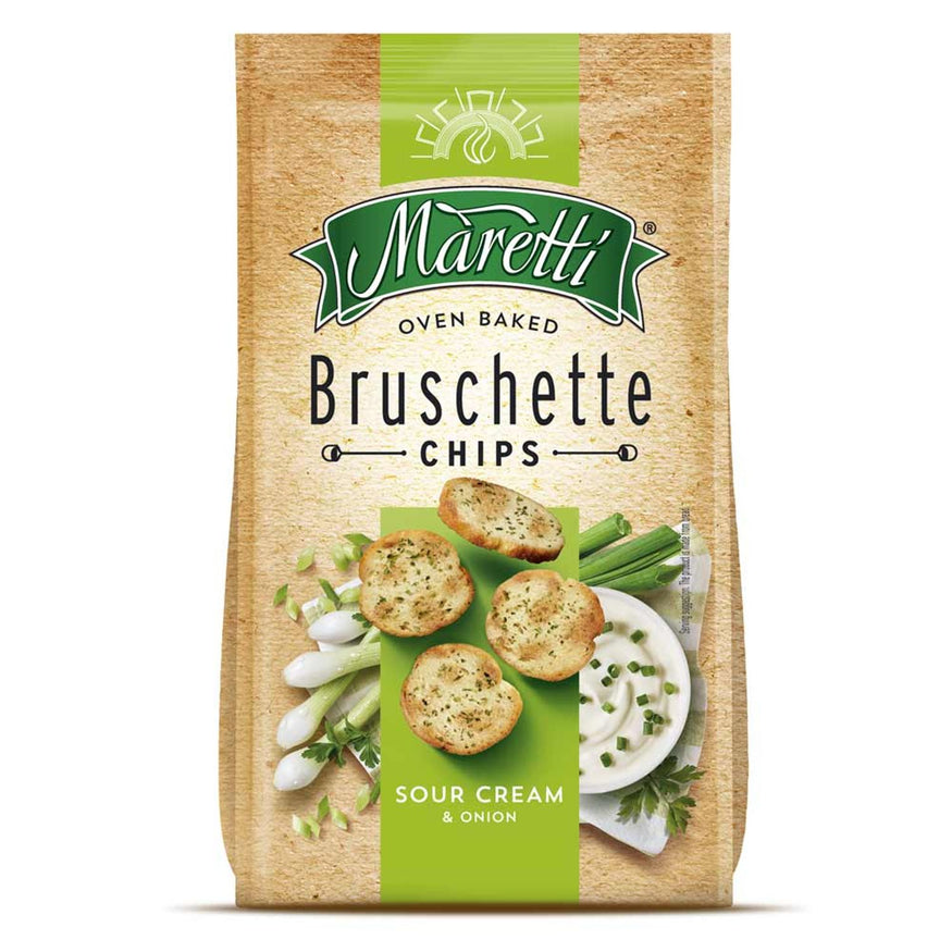 Maretti Sour Cream and Onion Bruschette Chips 70g x 14