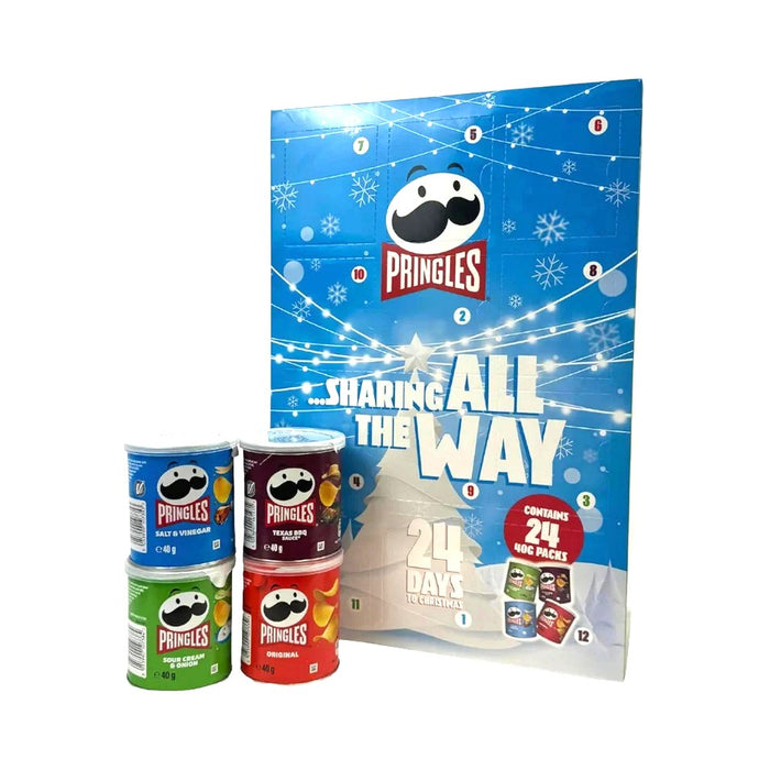 Luxury Pringles 24 Day Advent Calendar 24 x 40g (Pack of 1)