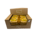 Single RJ Toffee Flapjack 125g unwrapped showing glossy toffee layer over oat base
