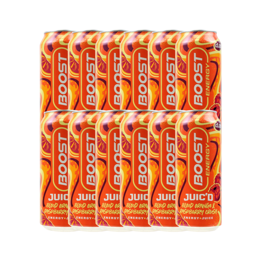 Boost Juic'd Blood Orange & Raspberry Crush 500ml x 12