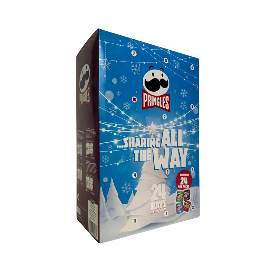 Luxury Pringles 24 Day Advent Calendar 24 x 40g (Pack of 1)
