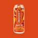 Boost Energy Juic'd can with blood orange and raspberry flavor on an orange background