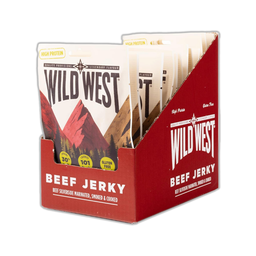 Wild West Beef Jerky Jalapeno (Pack of 12)