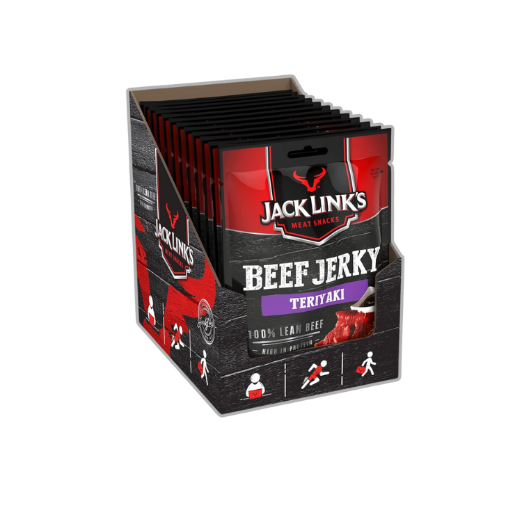 Jack Link's Beef Jerky Teriyaki (Pack of 12)
