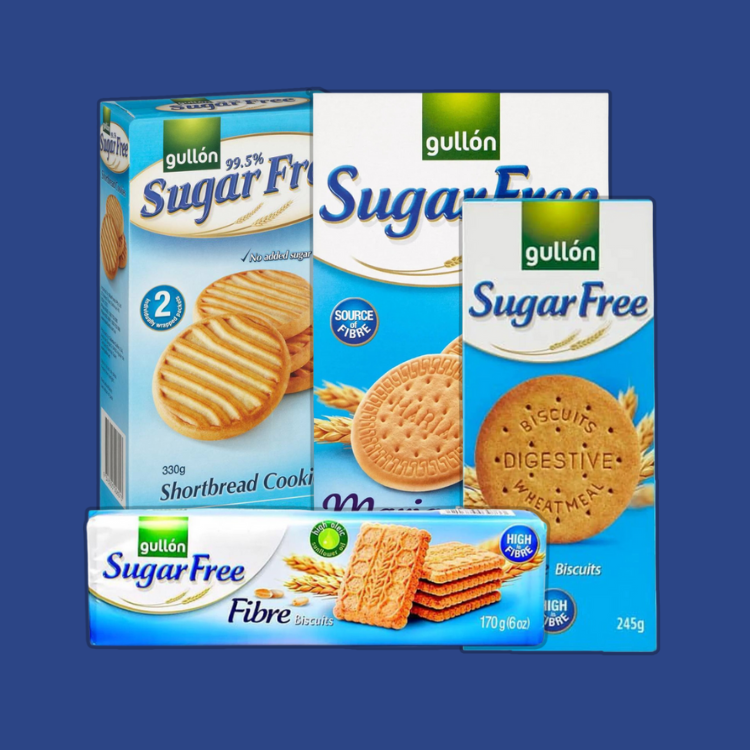 Gullon's Pack of 4 Sugar-Free Biscuit Selection