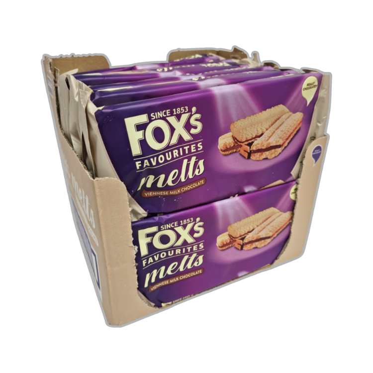 Close-up of Fox's Milk Chocolate Viennese Biscuit Sandwich