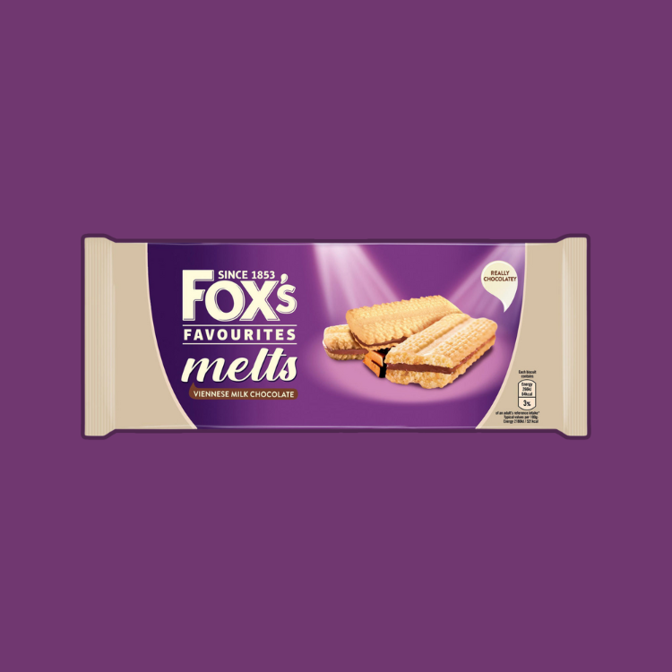 Elegant Packaging of Fox's Viennese Biscuit Sandwich