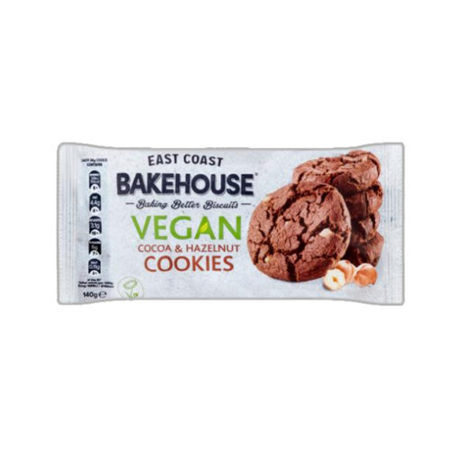 Bakehouse Vegan Cocoa Hazelnut Cookies pack