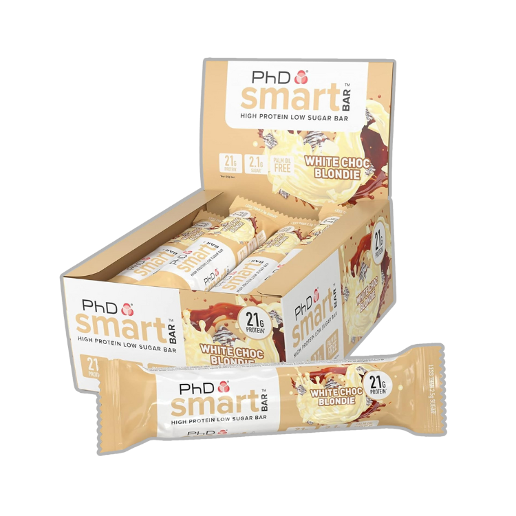 PHD White Chocolate Blondie Protein Bar Package