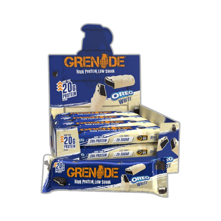 Grenade High Protein White Oreo Protein Bar (Pack of 12)
