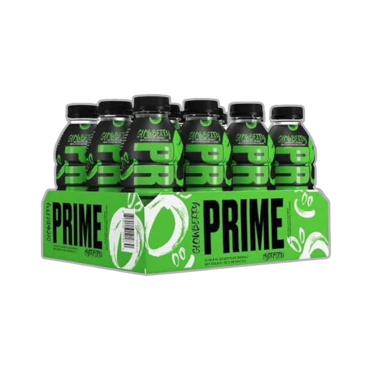 Prime Hydration Sports Drink Glowberry Flavor by Logan Paul & KSI