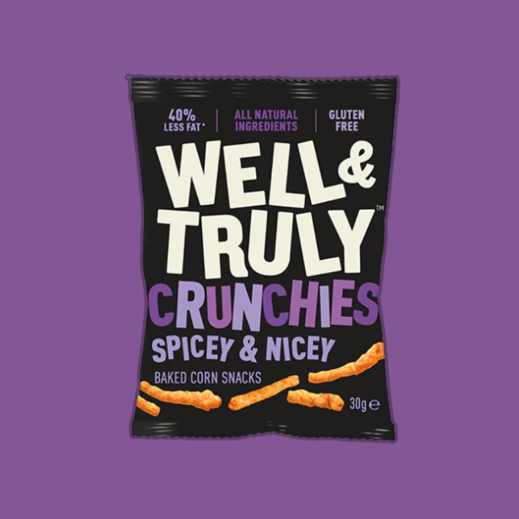 Well & Truly Crunchy Spicey & Nicey 10 x 30g