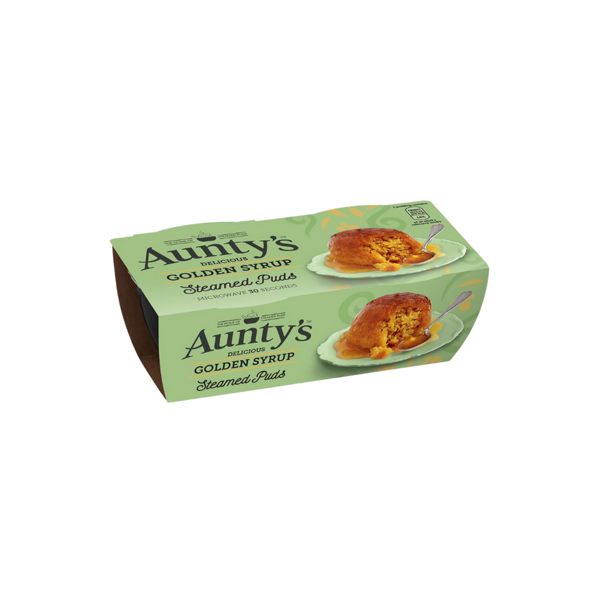 Aunty's Golden Syrup Steamed Puddings 190g x 1