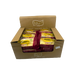Single RJ Raspberry & White Chocolate Flapjack unwrapped showing raspberry bits and white chocolate drizzle