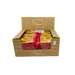 Unwrapped RJ Cherry & Sultana Flapjack Bar showing cherries and sultanas in oat base

