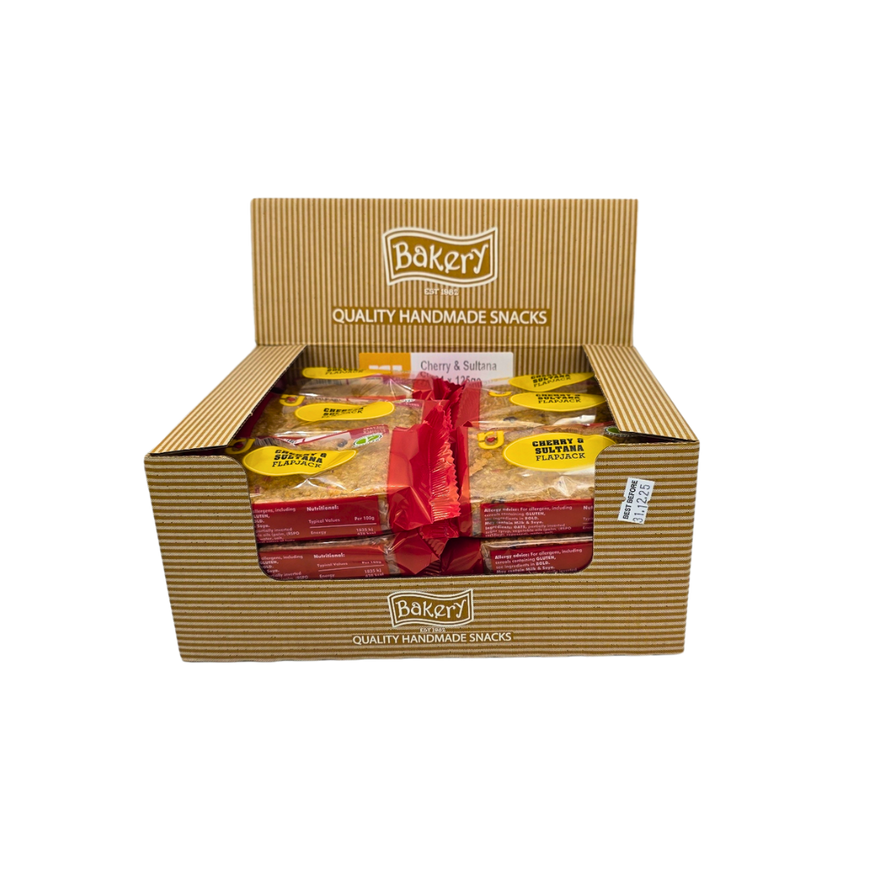 RJ Cherry & Sultana Flapjacks 125g (Pack of 24)