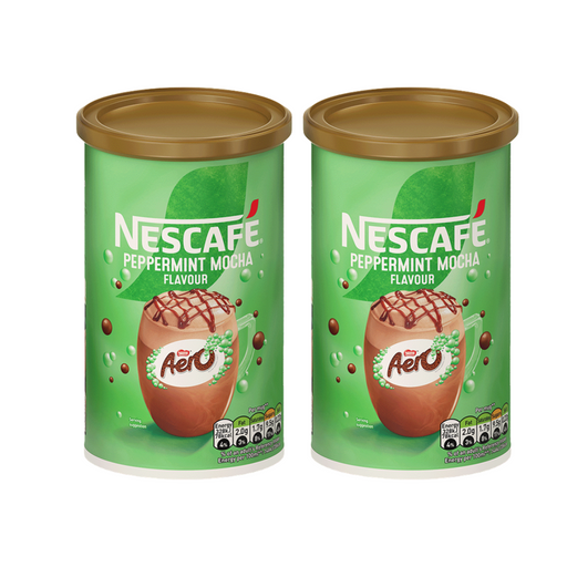 Instant peppermint mocha with Aero chocolate bubbles