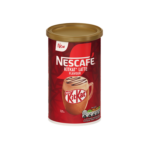 Nescafe KitKat Latte 273g tub packaging